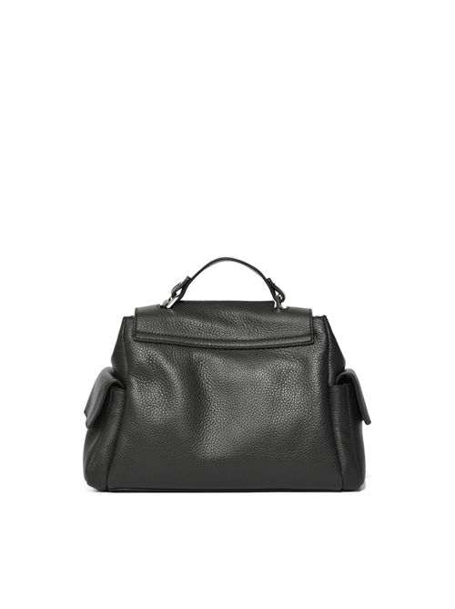 Borsa Sveva Sense Cargo Small a mano in pelle con tracolla Nero ORCIANI | B01999 SCRNER